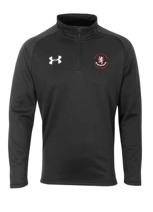 Women's Armour Fleece 1/4 Zip Black