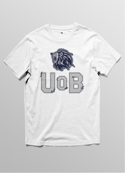 UoB Men's Tee White