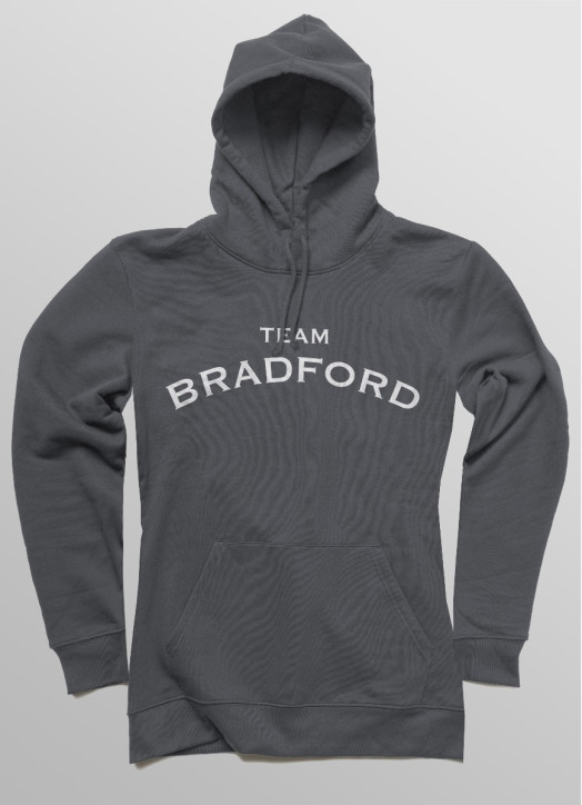 Women's Hoodie Gunmetal Grey