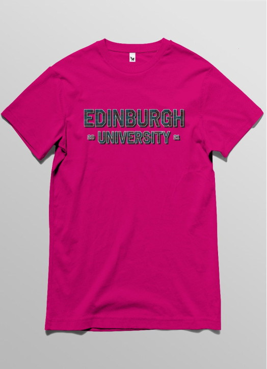 Fitted Tee Fuchsia Pink