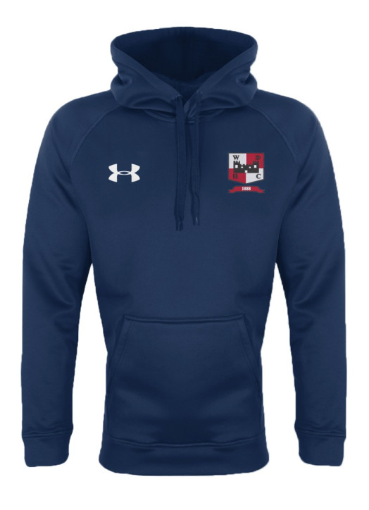 Men's Armour Fleece Hoodie Navy Blue