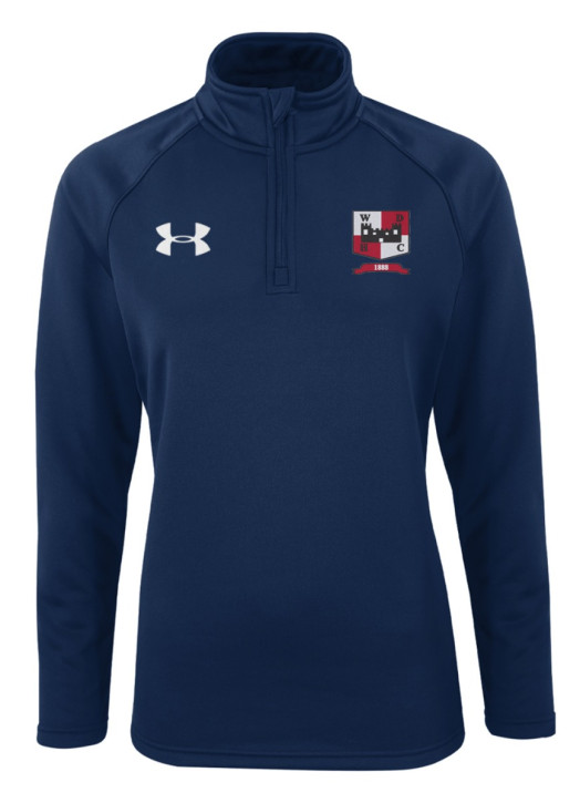 Women's Armour Fleece 1/4 Zip Navy Blue