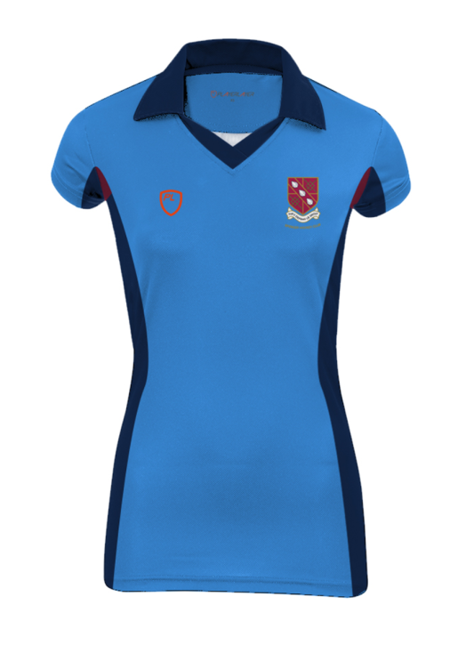 Girls' Court Shirt C/S Sky Blue