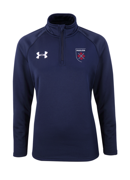 Women's Armour Fleece 1/4 Zip Navy Blue