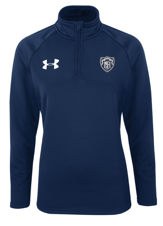 Women's Armour Fleece 1/4 Zip Navy Blue