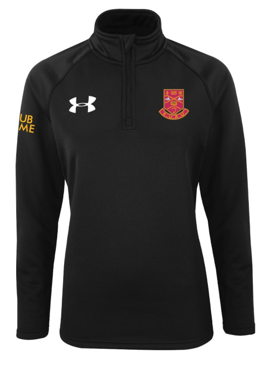 Men's Armour Fleece 1/4 Zip Black