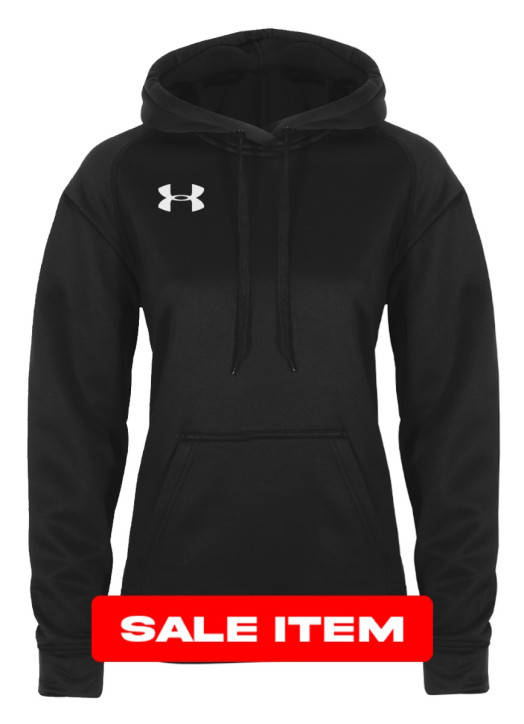 Women s Armour Fleece Hoodie Black