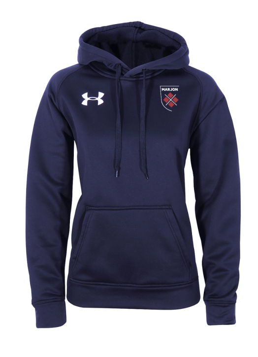 Women's Armour Fleece Hoodie Navy Blue