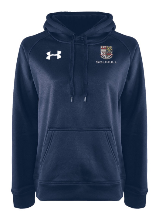 Women's Armour Fleece Hoodie Navy Blue