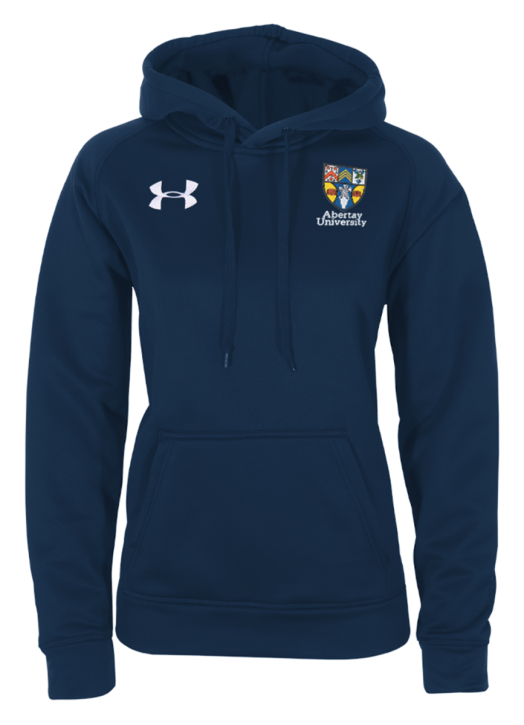 Women's Armour Fleece Hoodie Navy Blue