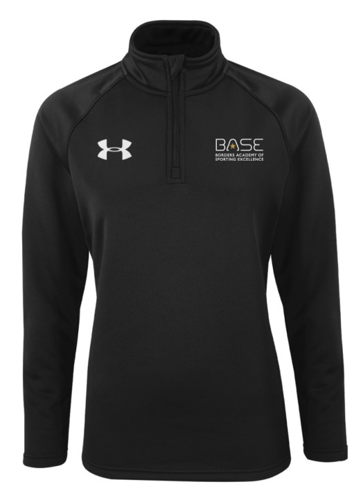 Women's Armour Fleece 1/4 Zip Black