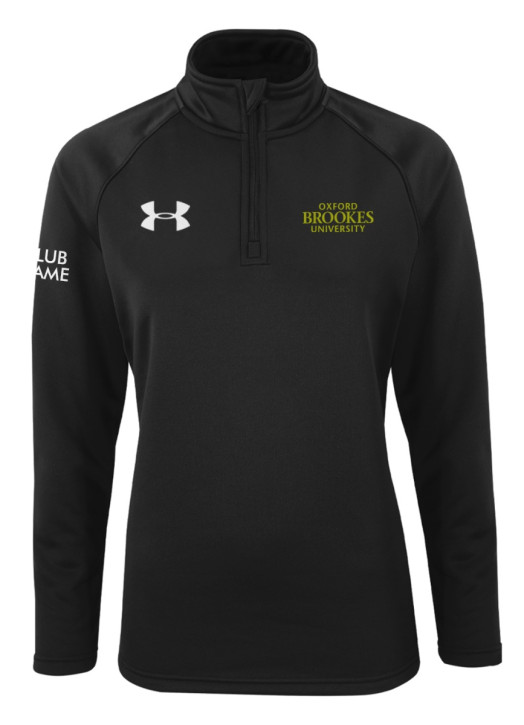 Women's Armour Fleece 1/4 Zip Black