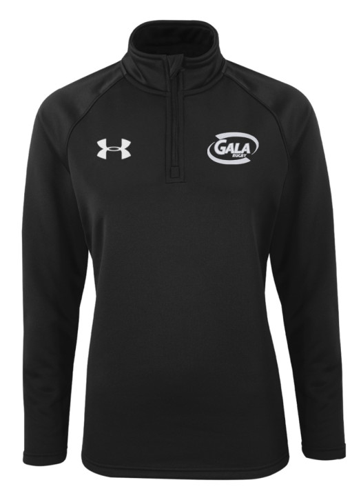 Women's Armour Fleece 1/4 Zip Black