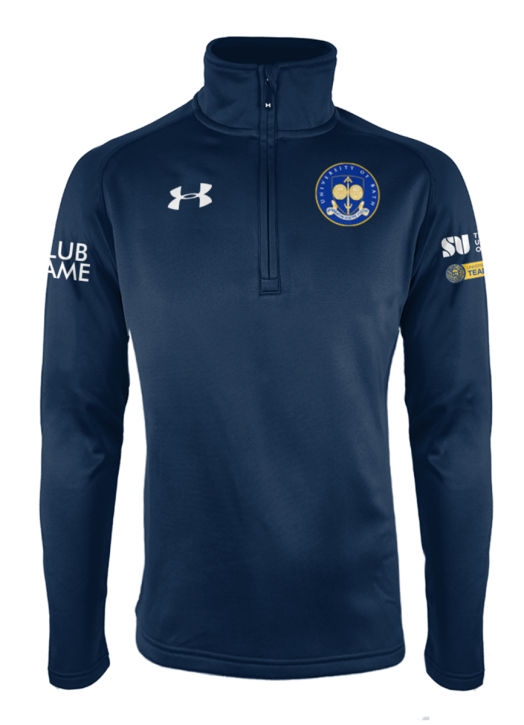 Women's Armour Fleece 1/4 Zip Navy Blue