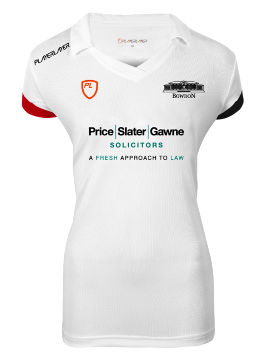 Girls' Court Shirt C/S White