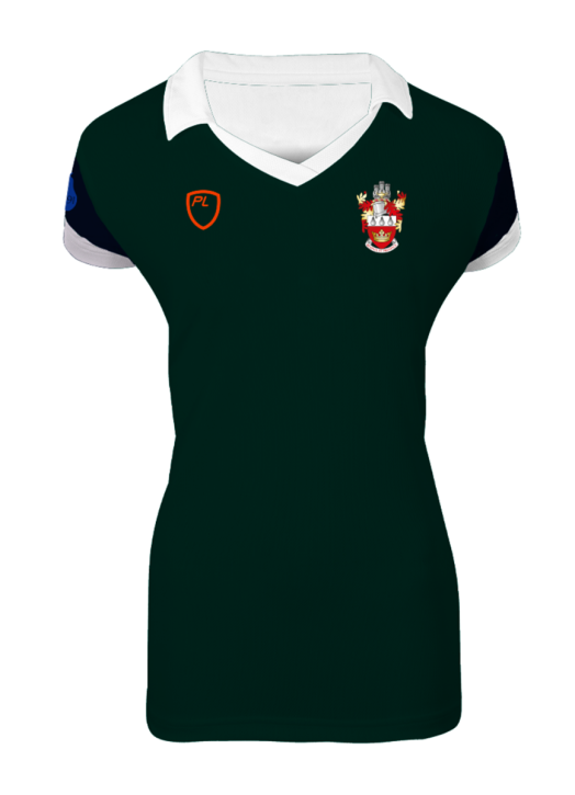 Girls' Court Shirt C/S Forest Green