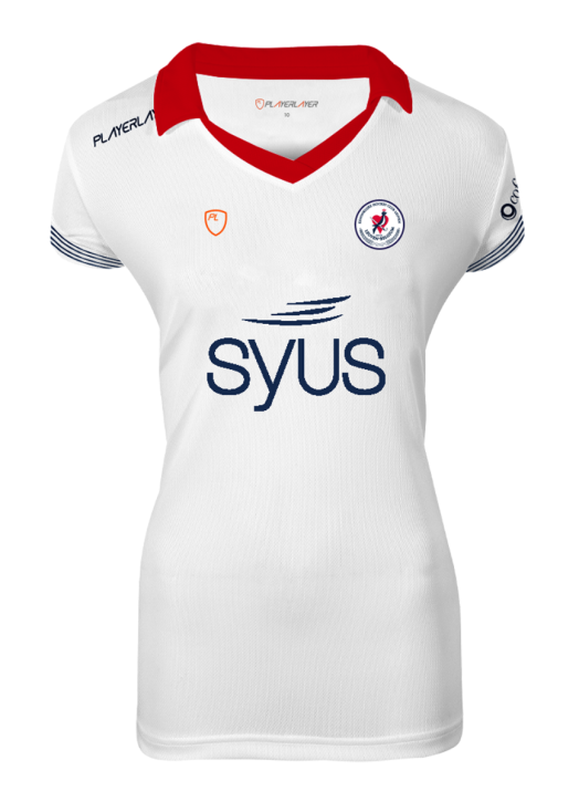 Girls' Court Shirt C/S White