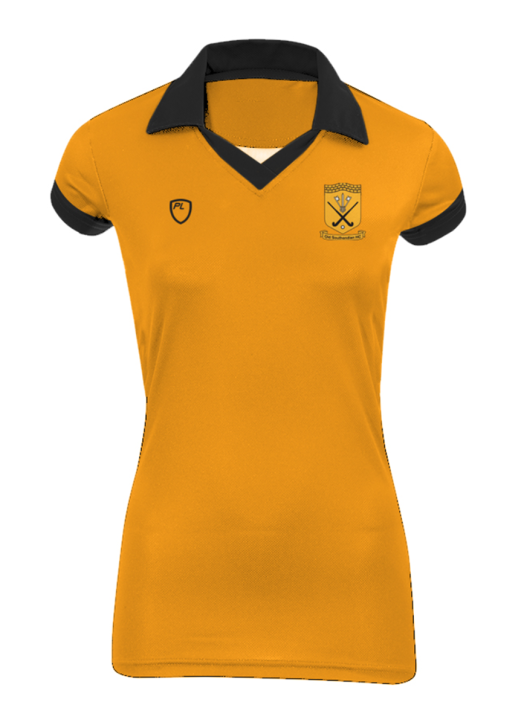 Girls' Court Shirt C/S Gold