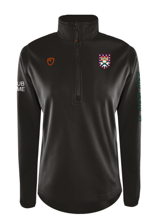 Women's Quarter Zip MidLayer Black