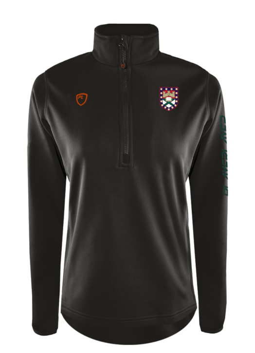 Women's Quarter Zip MidLayer Black