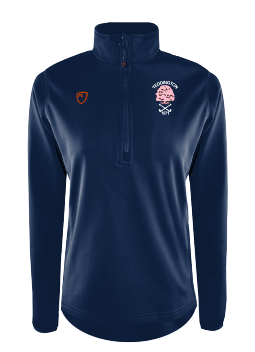 Women's Quarter Zip MidLayer Navy Blue