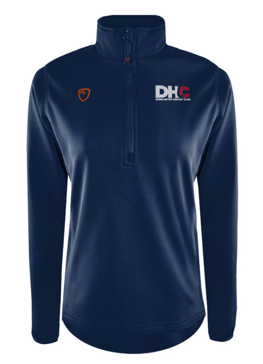 Women's Quarter Zip MidLayer Navy Blue