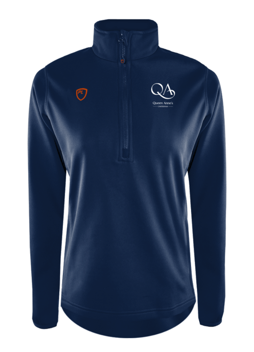 Women's Quarter Zip MidLayer Navy Blue