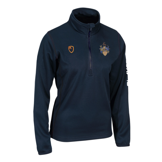 Women's Quarter Zip MidLayer Navy Blue