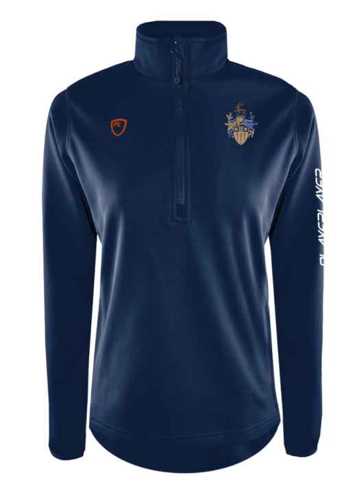 Women's Quarter Zip MidLayer Navy Blue