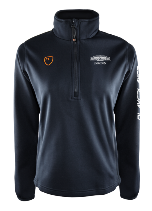 Junior Quarter Zip MidLayer Black