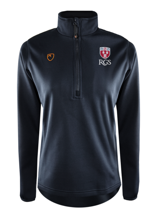 Women's Quarter Zip MidLayer Black