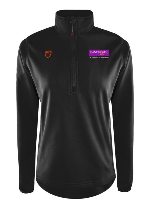 Women's Quarter Zip MidLayer Black