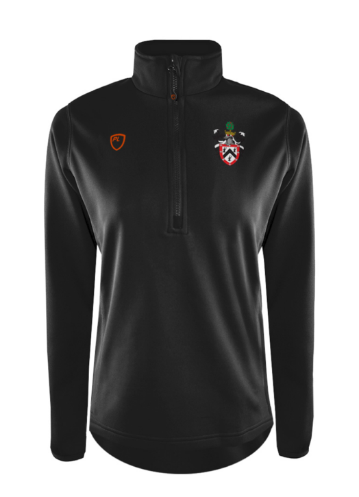 Women's Quarter Zip MidLayer Black