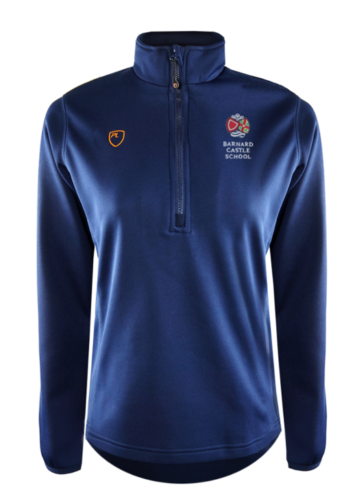 Women's Quarter Zip MidLayer Navy Blue
