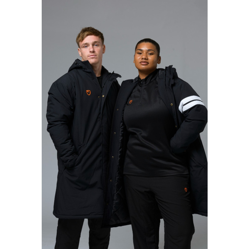 ウェア sfida Noiser Thermotect Bench coat unisex_bench_coat_-_black_-